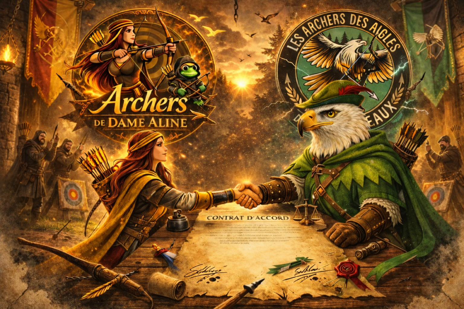 Alliance entre deux clubs d’archers : une coopération officialisée