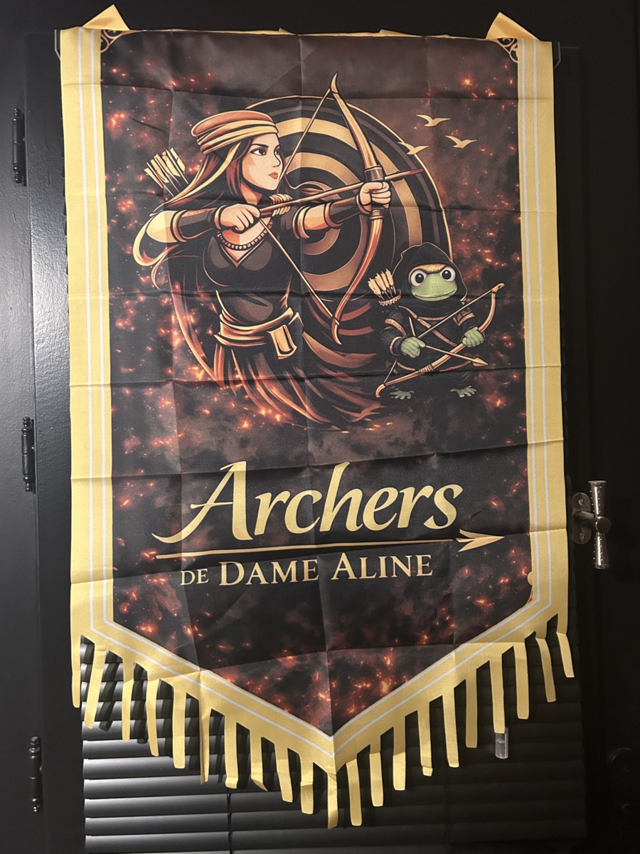 Une nouvelle bannière pour le club - Visible sur nos concours !