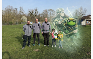 Belle reprise des tirs extérieurs pour les archers de Dame Aline – 8 mars