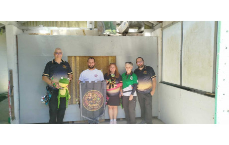 Les archers de Dame Aline à Crépy-en-Valois pour le concours Beursault